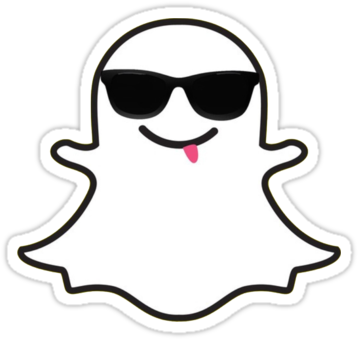 Snapchat Ghost Gallery - Snapchat Ghost (375x360), Png Download