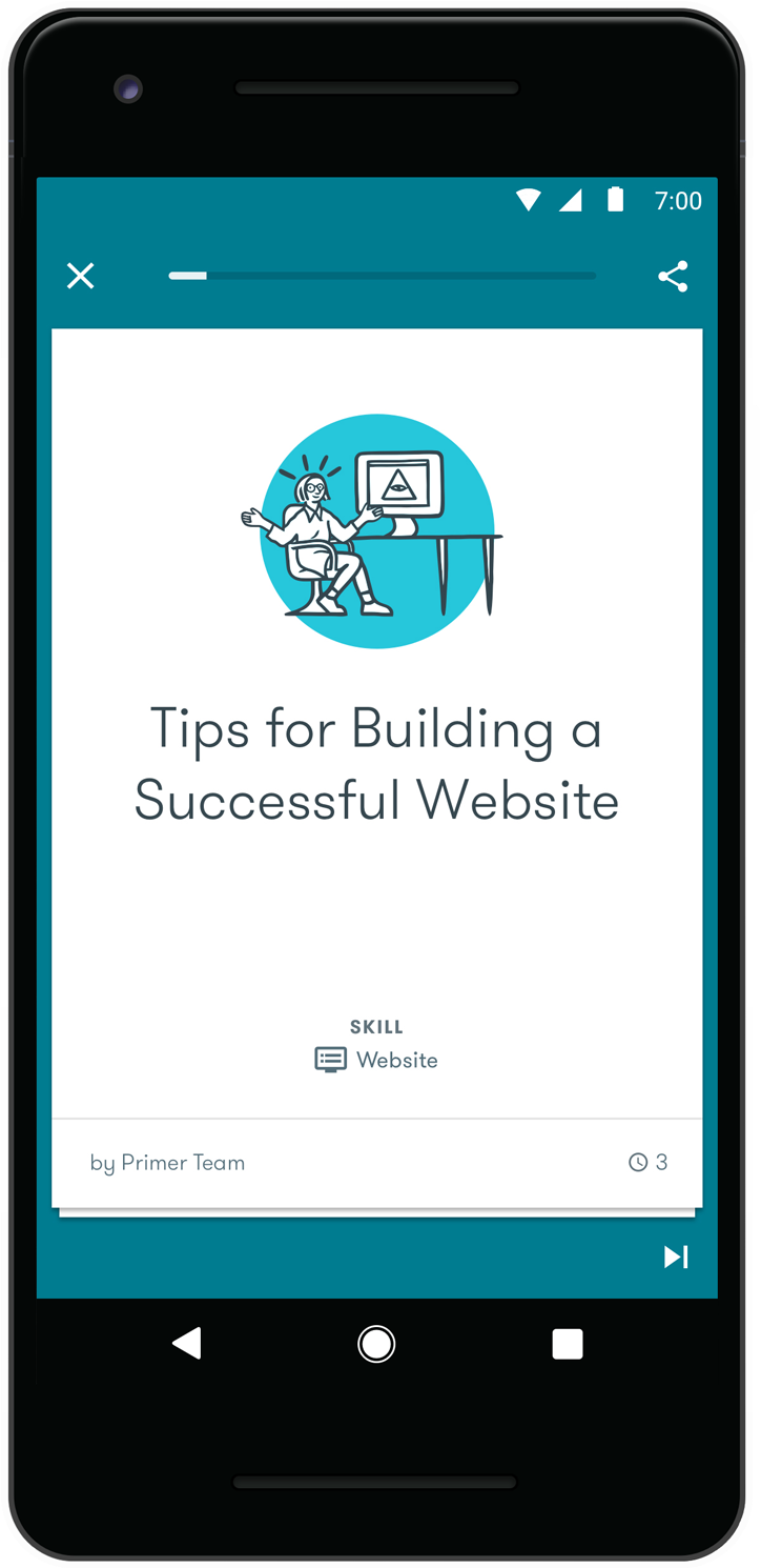 Download Primer For Free To Start Learning Business - Android (840x1560), Png Download