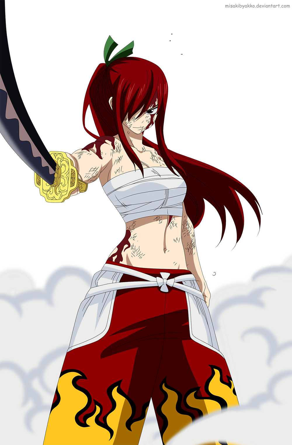 Erza Scarlet - Fairy Tail Erza Png (1000x1525), Png Download