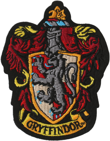 Gryffindor Embroidered Crest Patch - Harry Potter Gryffindor Crest Png (422x480), Png Download