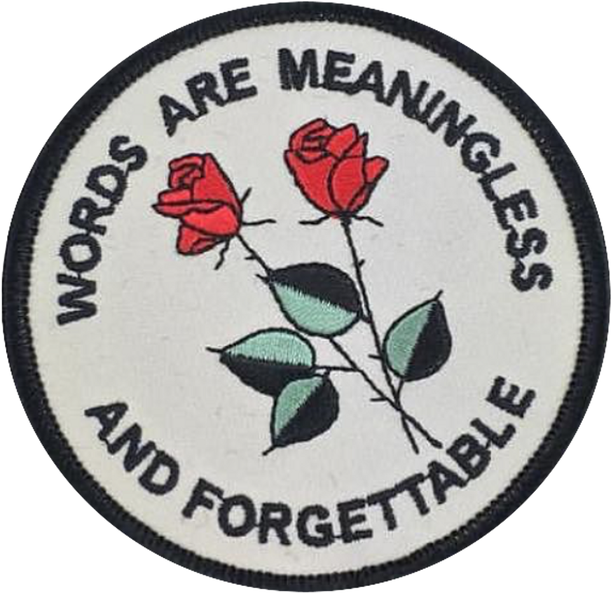 Roses Badge Xyresic - Grunge Sticker (500x545), Png Download