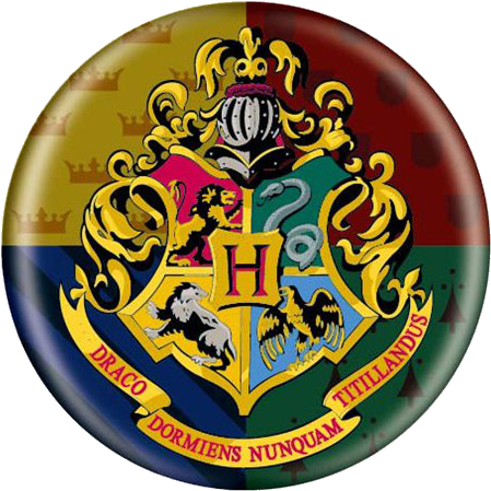 Harry Potter Hogwarts Button - Harry Potter Banner (500x500), Png Download
