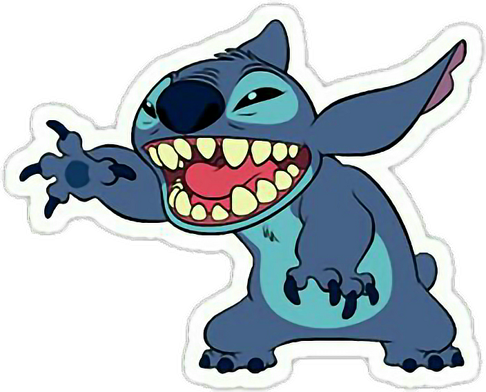 Stickers Tumblr Png Art Clipart Stitch Lilo Pelekai - Stitch's Joke Book [book] (704x568), Png Download