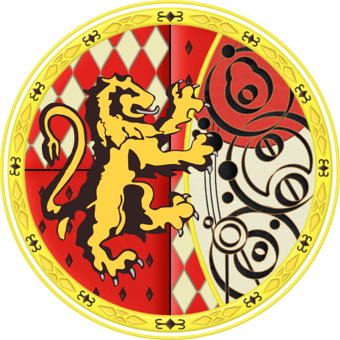Clockwork Gallifreyan Hogwarts Crests - Gryffindor (700x700), Png Download