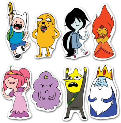 Tumblr Collage Stickers Png Lsp Stickers - Stickers Tumblr Adventure Time (400x458), Png Download