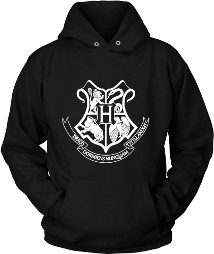 The Hogwarts Crest Hoodie - Senior Class Of 19 (500x500), Png Download