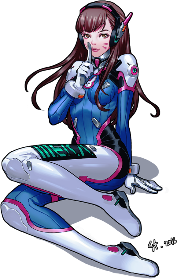 Va By Brute18 On Deviantart - Overwatch Dva Fanart Dva (774x1033), Png Download