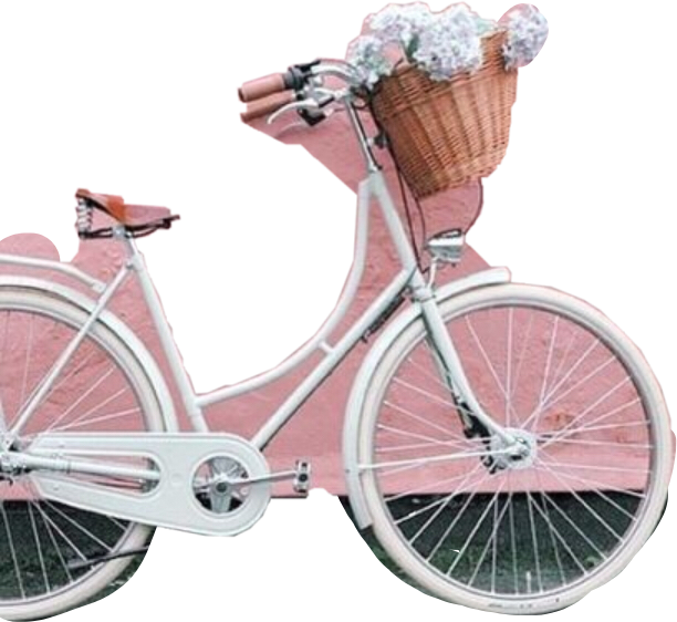 Clip Art Royalty Free Download Bike Transparent Tumblr - Aesthetic Bike (612x562), Png Download