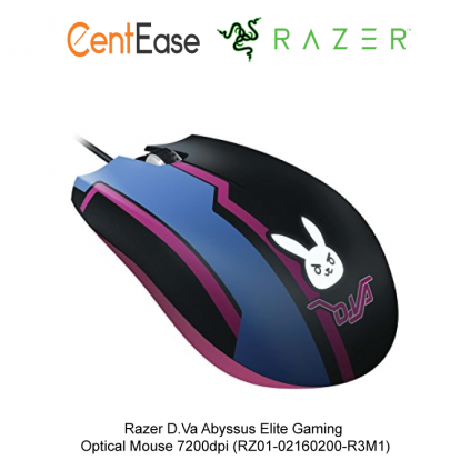 Va Abyssus Elite Gaming Optical Mouse 7200 Dpi - D Va Razer Abyssus Elite Ambidextrous (422x571), Png Download