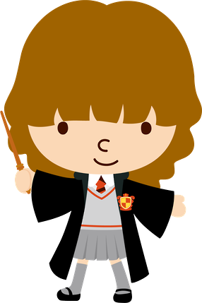 Harry Potter - Harry Potter Hermione Clip Art (286x429), Png Download