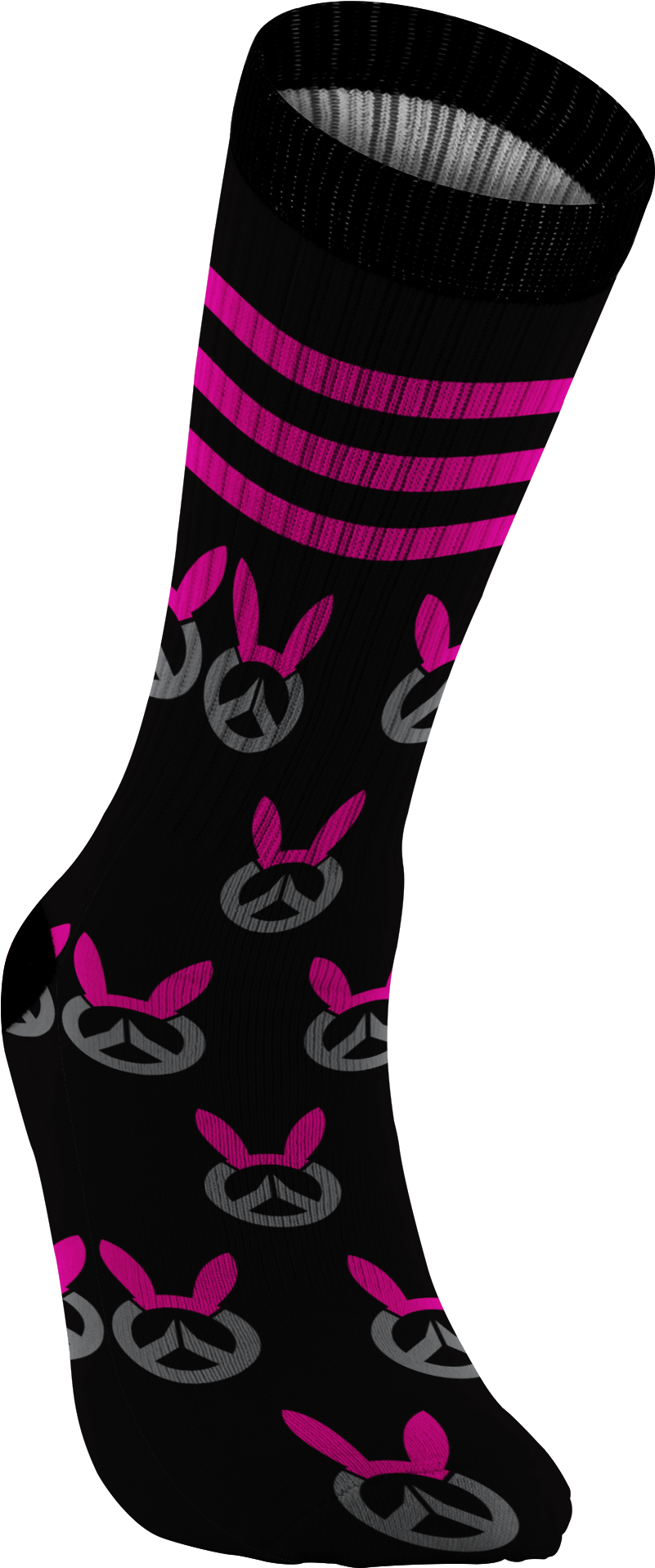 Va Bunny Logo Socks - Sock (2000x2000), Png Download