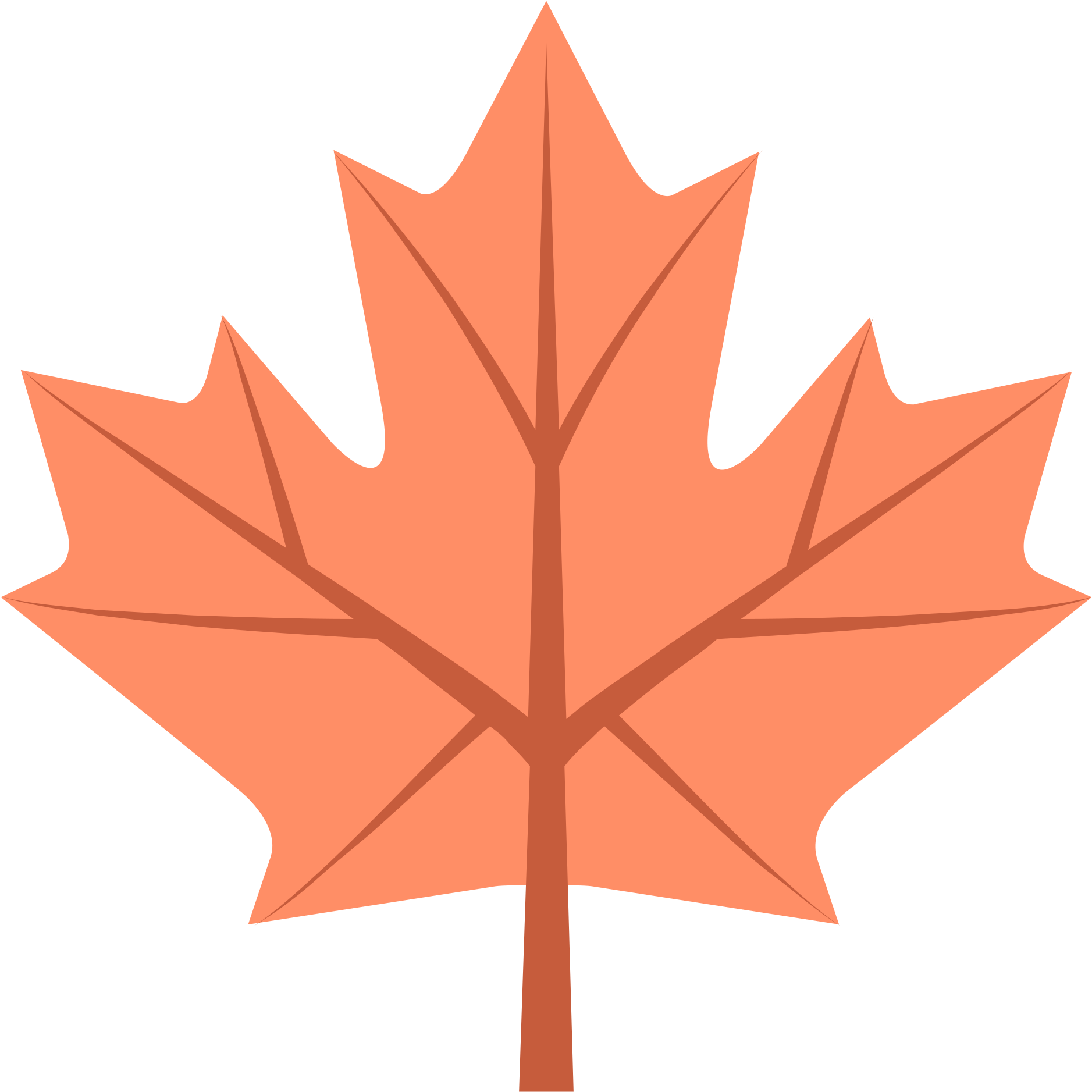 Open - Feuille Du Drapeau Canadien (2000x2000), Png Download
