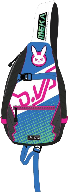 Dva Sling Backpack Apparel - Overwatch Dva Sling Bag (480x800), Png Download