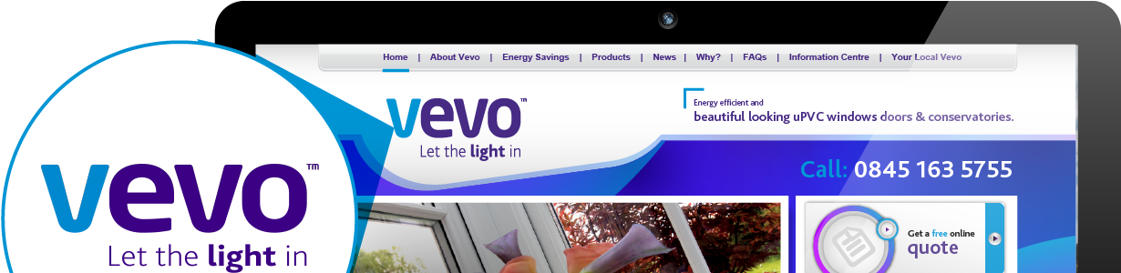 Vevo Website - Website (1280x334), Png Download