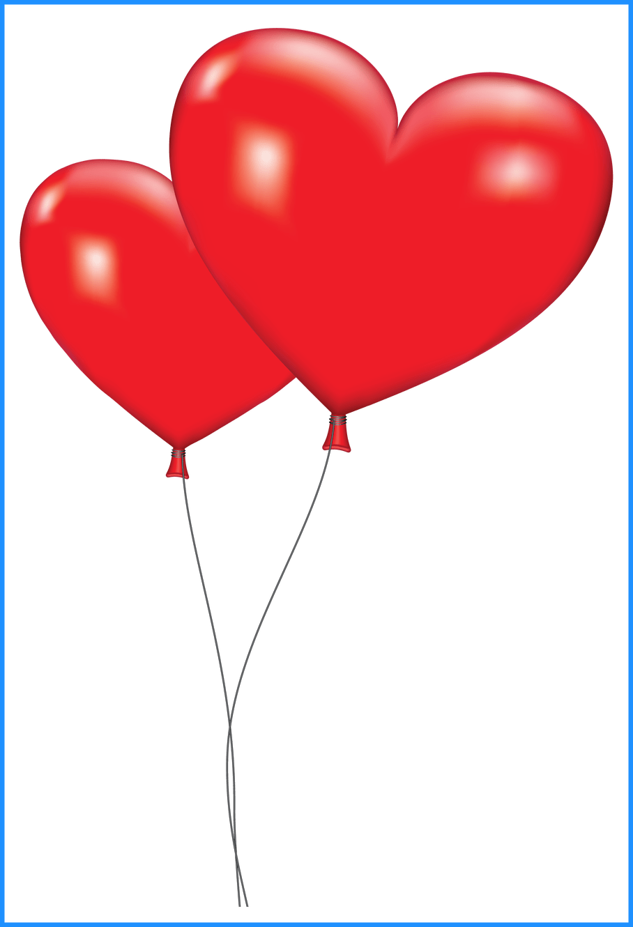 The Best Orange Balloon Clipart Large Red Heart Png - Heart Balloon Png (908x1330), Png Download