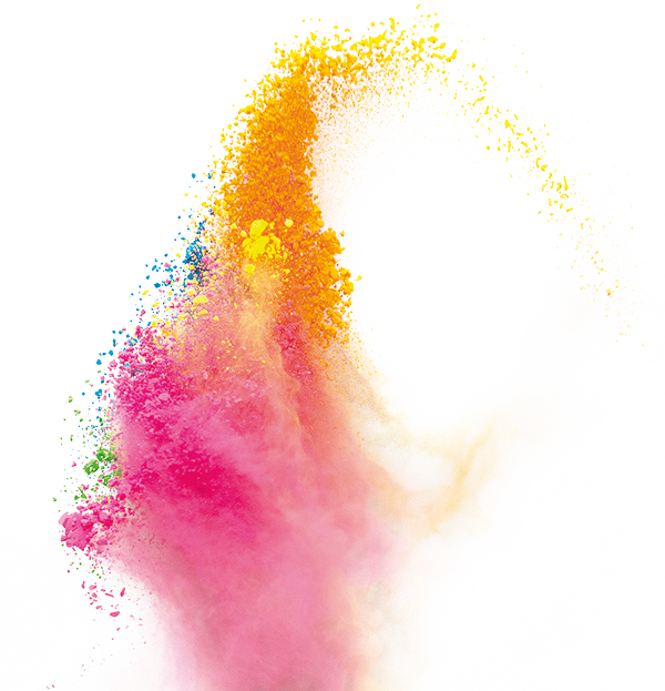 爆炸效果##碎石##漂花瓣##效果## - Polvos De Colores Png (600x623), Png Download