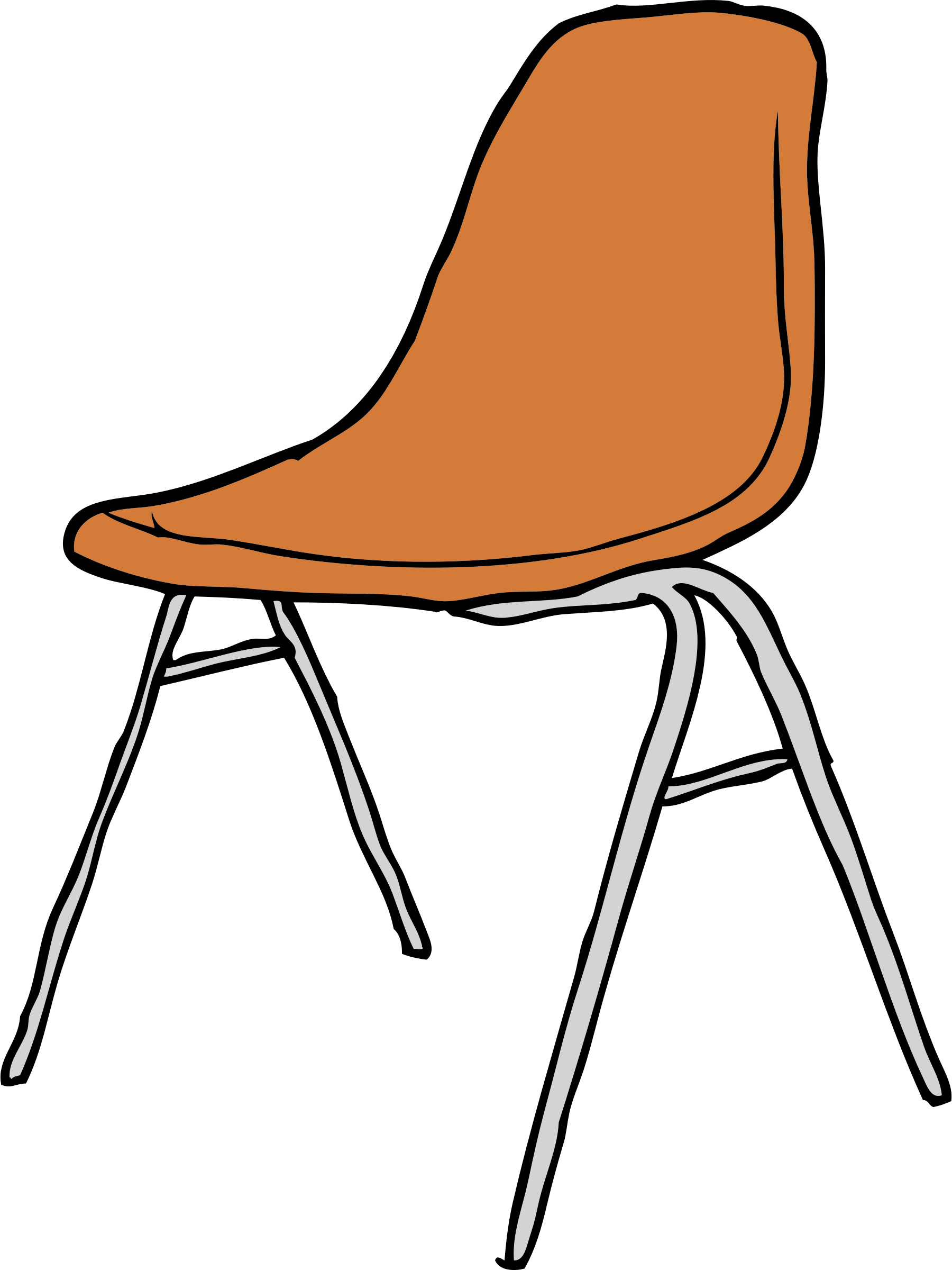 Modern Angle Big Image Png - Chair Clipart (1800x2400), Png Download