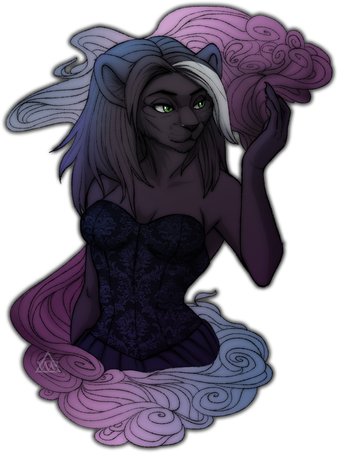 Purple Smoke - Illustration (834x1112), Png Download