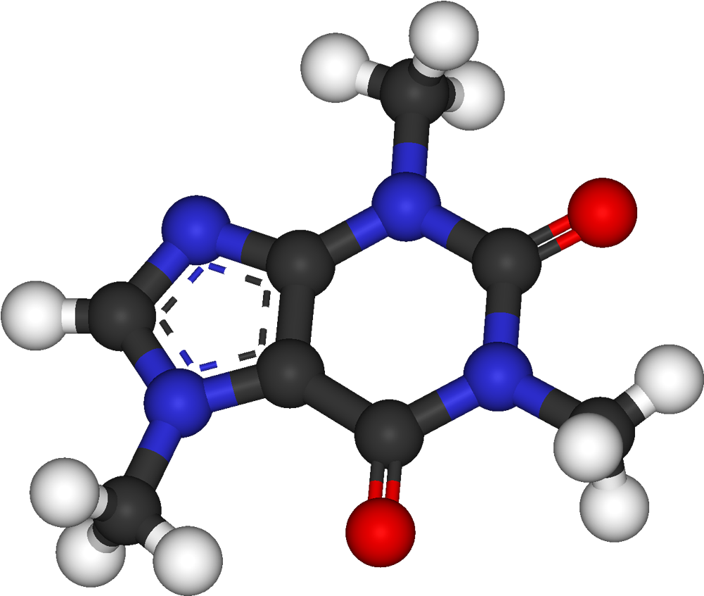 Cafeína - Inorganic Chemistry: Techniques And Mechanisms (1100x946), Png Download