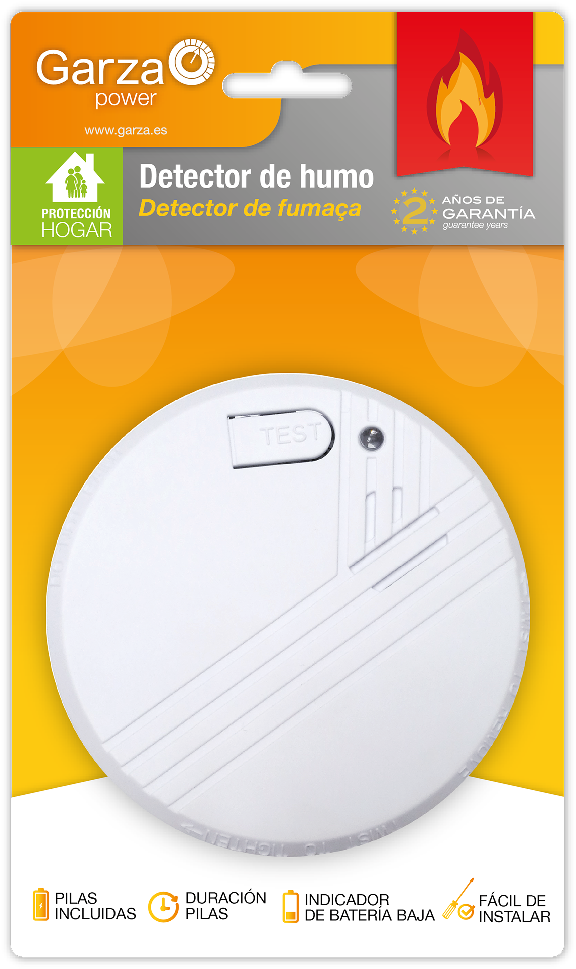 Detector De Humo Im133a X1 - Smoke Detector (2000x1999), Png Download