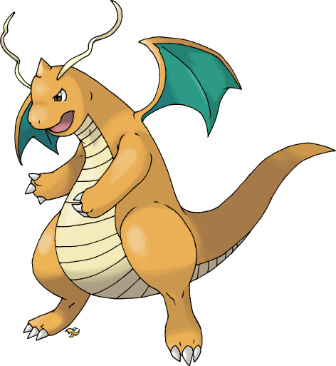 Dragonite Png - Dragones De Pokemon Go (472x513), Png Download