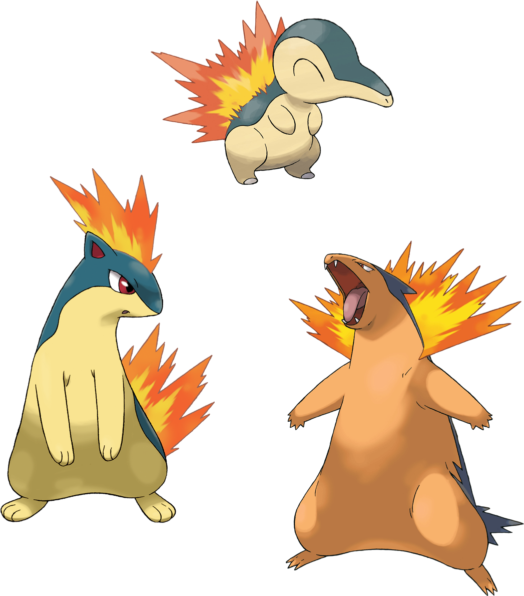 Gen2firenewcolors - Pokemon Cyndaquil (1280x1280), Png Download