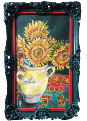 Bouquet By Margaret White - Twisted Fish Gallery (300x436), Png Download
