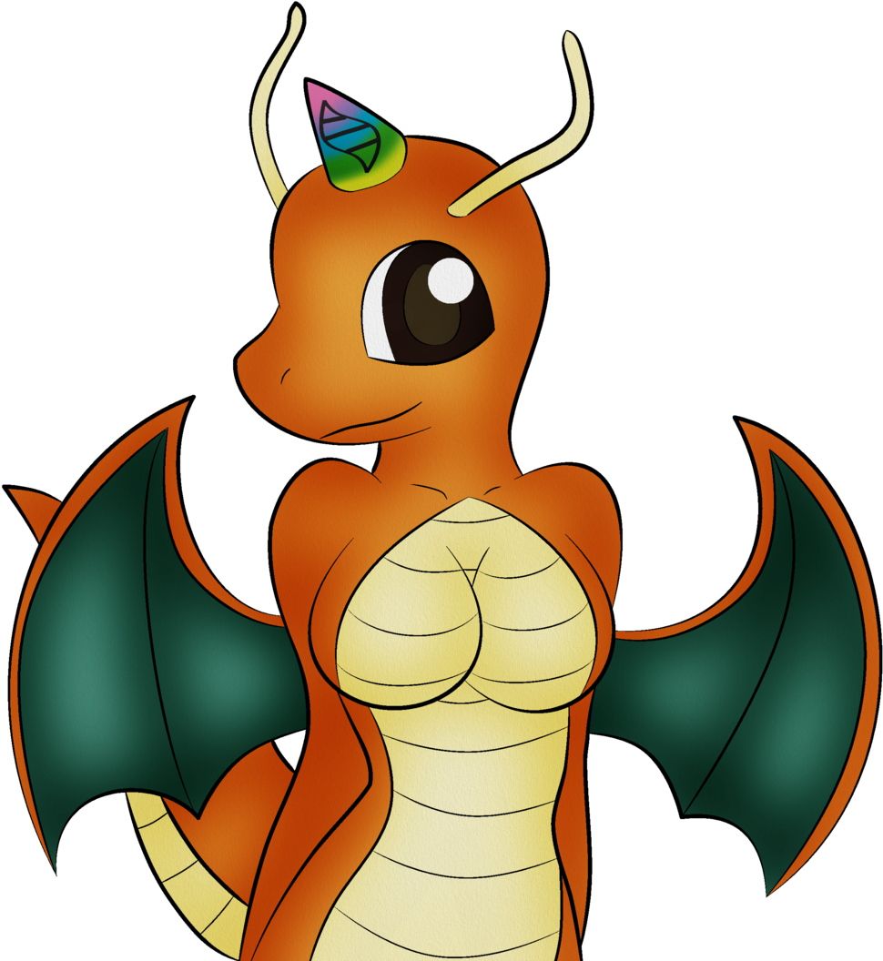 Erin The Dragonite - New Evolution Of Pokemon (1000x1175), Png Download