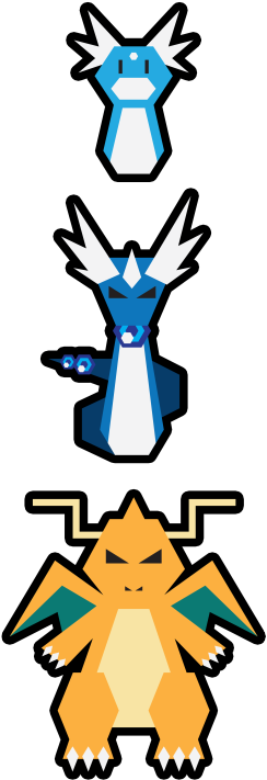 “ Dratini, Dragonair And Dragonite Requested By Ronaldodegalvez - Dratini (485x750), Png Download