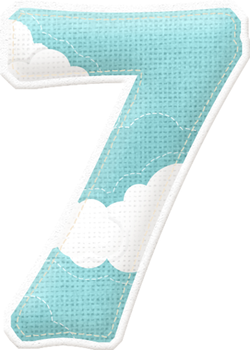 Alfabeto Celeste Con Nubes - Alphabet (358x500), Png Download