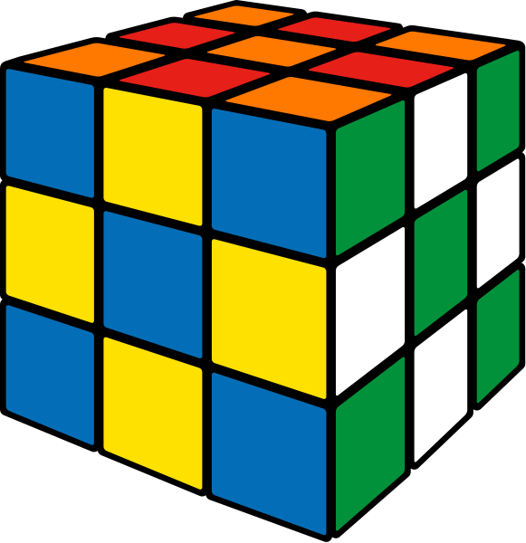 Rubik's Cube Soccer5 Vector Icon - Rubik Cube Icon (581x600), Png Download