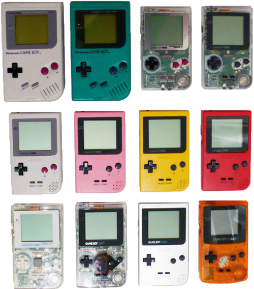 ☯ †dramatic Pale And Kawaii Blog † ☯ - See Through Game Boy (500x568), Png Download