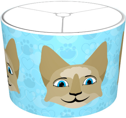 Anime Cat Face With Blue Eyes - Ojos Azules (674x516), Png Download