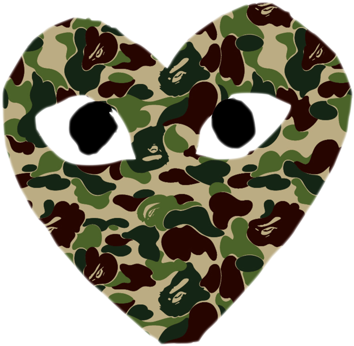 Tumblr Static - Bape Comme Des Garcon (769x960), Png Download