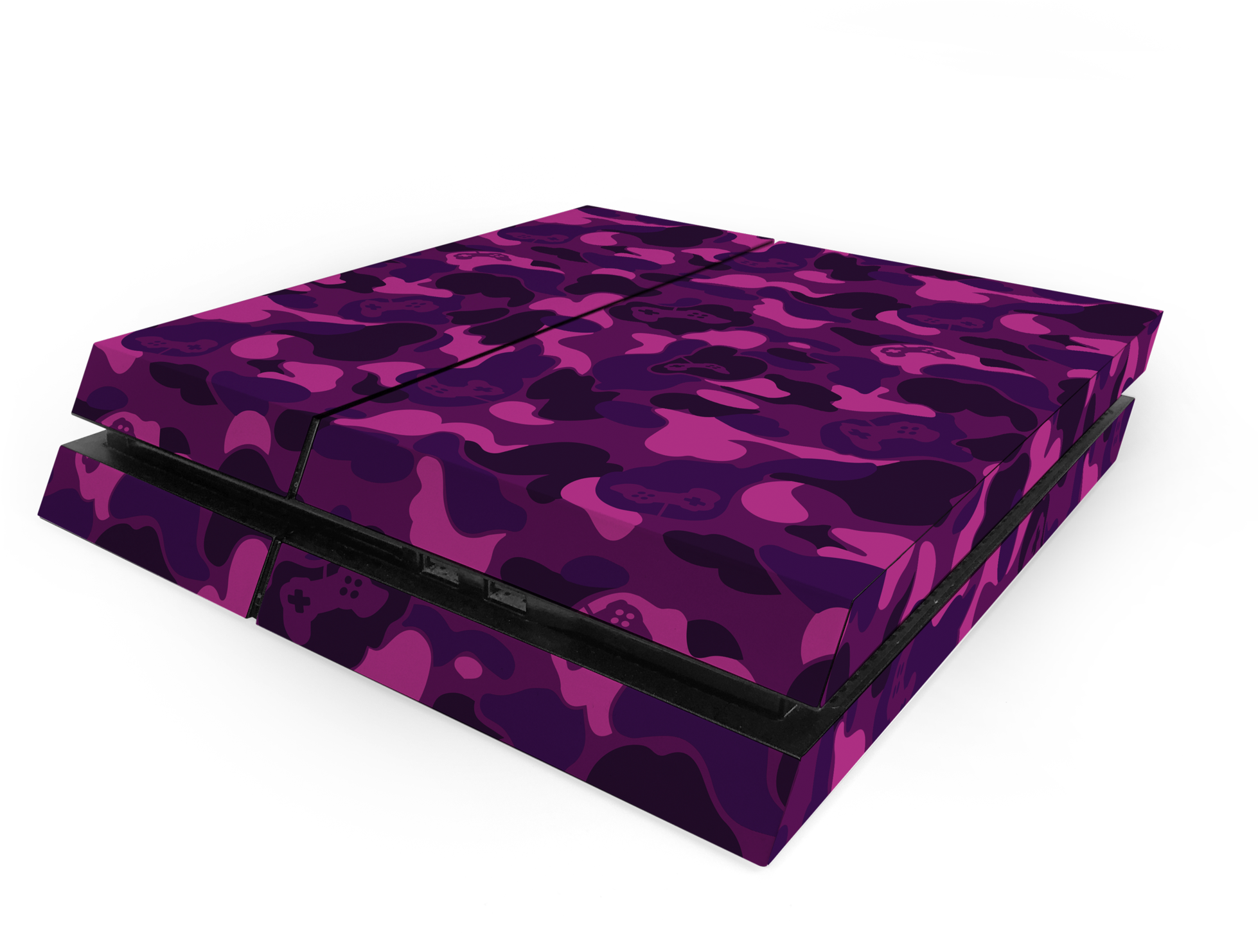 Sony Ps4 Purple Game Camo Decal Skin Kit - Playstation 4 (2048x1654), Png Download