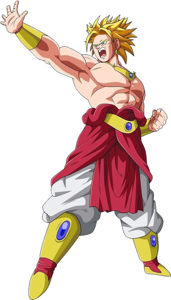 Ss Broly - Transformaciones De Los Saiyajin (611x1070), Png Download