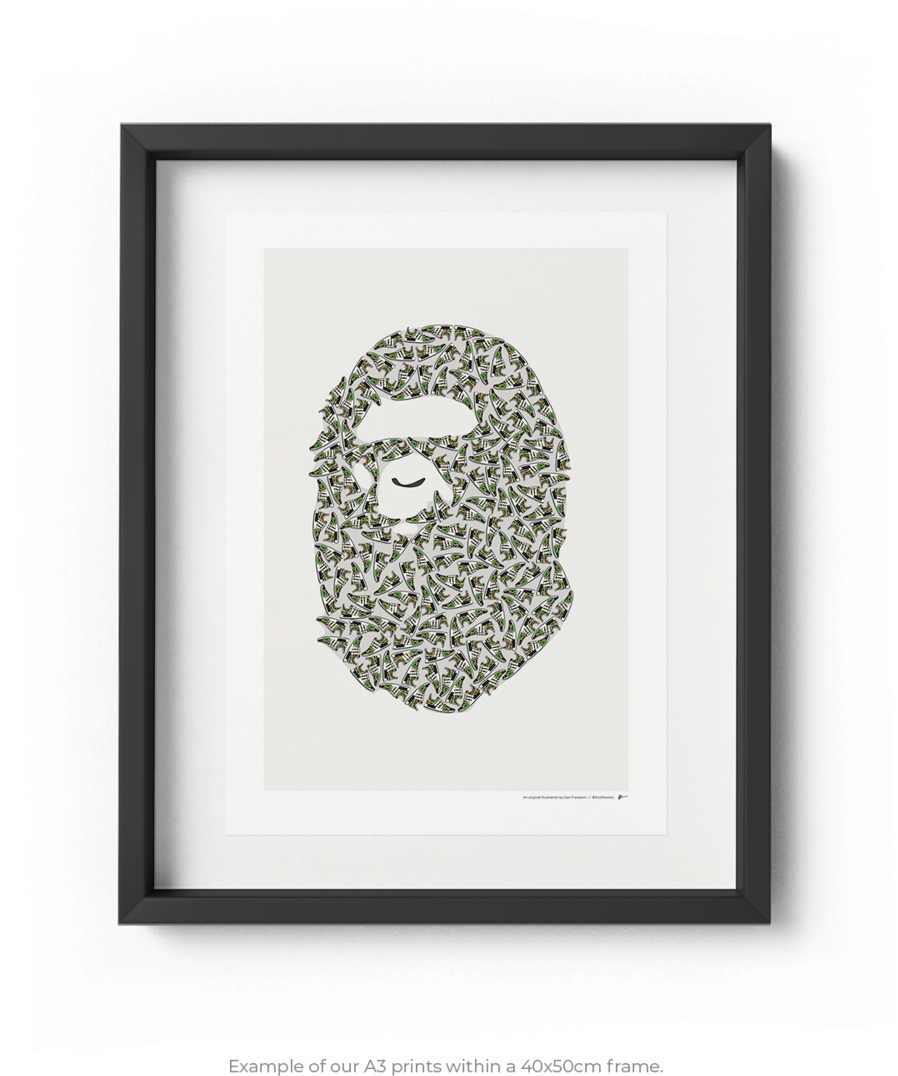 Bape X Nmd Head Bape X Nmd Head - Nike (900x1202), Png Download