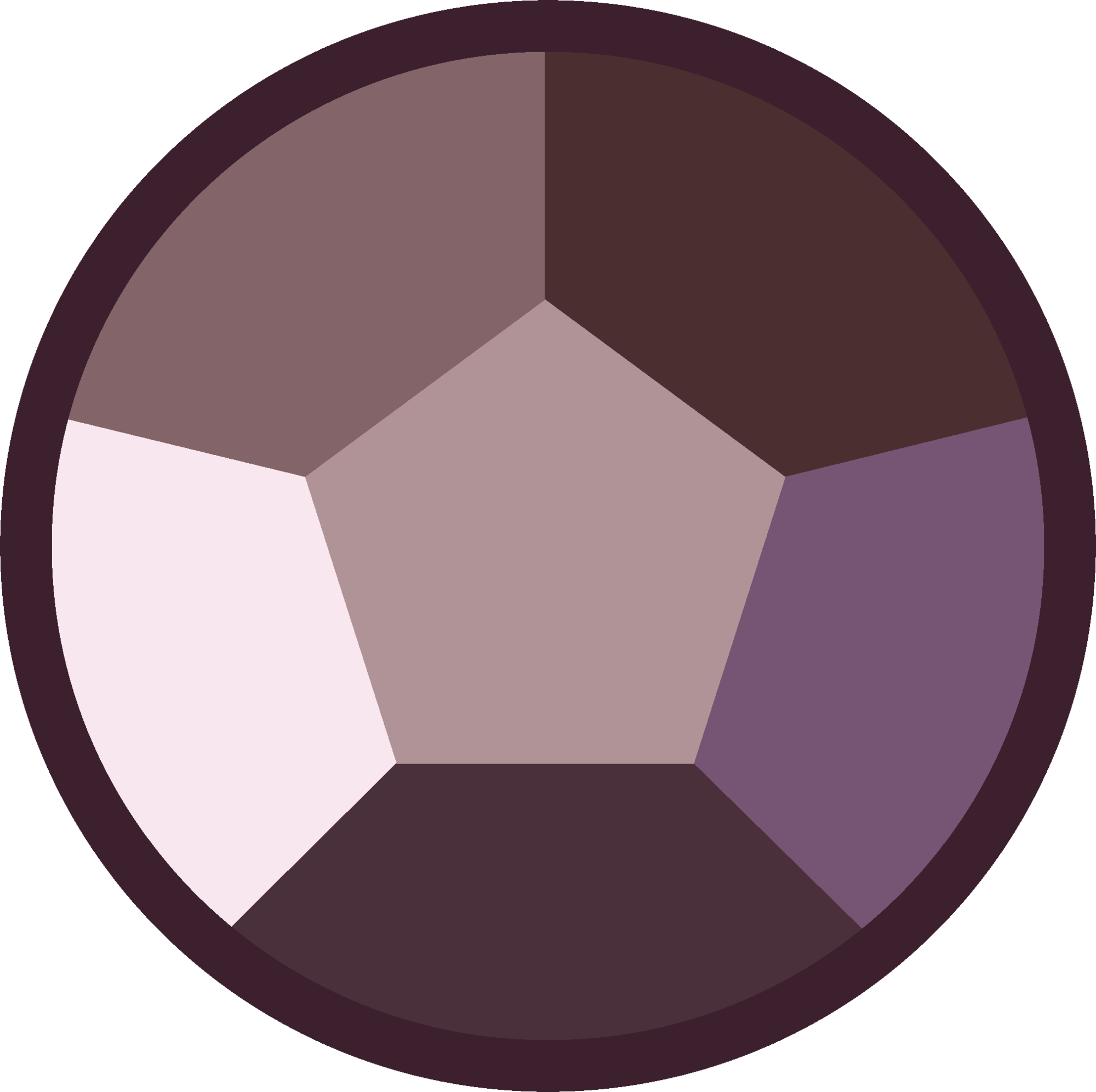 Smoky Rose - Steven Universe Smoky Quartz Gem (2000x1992), Png Download