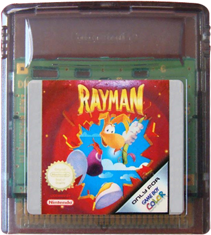 Rayman [game Boy Color Game] - Game Cartridge (600x600), Png Download