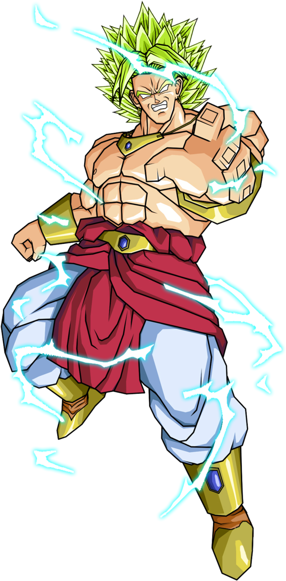 Broly - Dragon Ball Broly Ssj2 (900x1200), Png Download