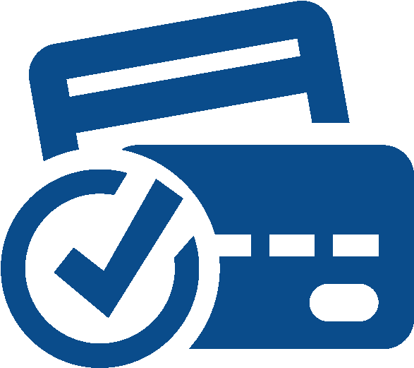 Credit Card Png Icon Blue (637x637), Png Download