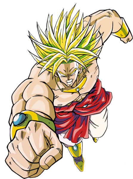 Dragon Ball Z Broly Png Freeuse - Dragon Ball Z - Movie 8 - Broly (447x600), Png Download