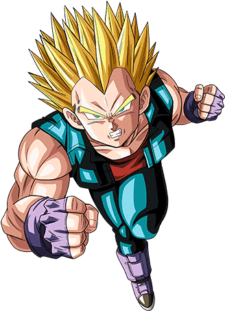 Fluffforget - Vegeta Gt Dokkan Png (426x568), Png Download