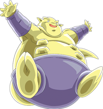 Dragon Ball Z Movie Villains Characters Tv Tropes - Janemba Fat (350x372), Png Download