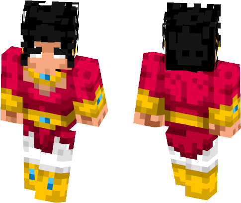 Ssj 4 Broly - Minecraft (584x497), Png Download
