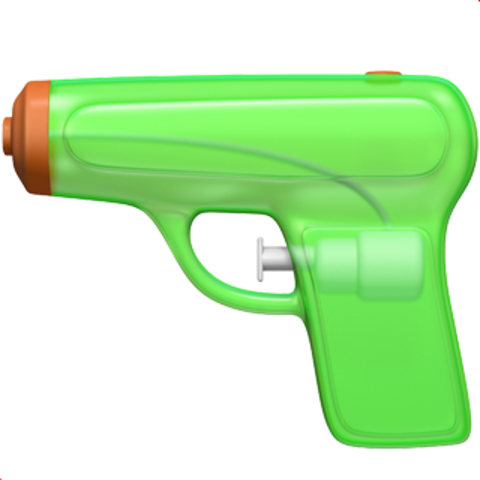 Apple To Release New Emojis, Replace Pistol Emoji In - Ios 10 Gun Emoji (480x480), Png Download