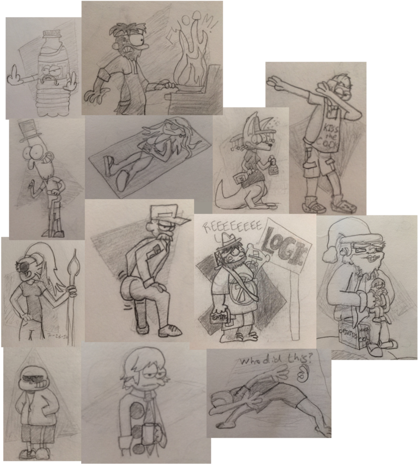 Sketchbook Shit - Autodesk Sketchbook Pro (843x948), Png Download