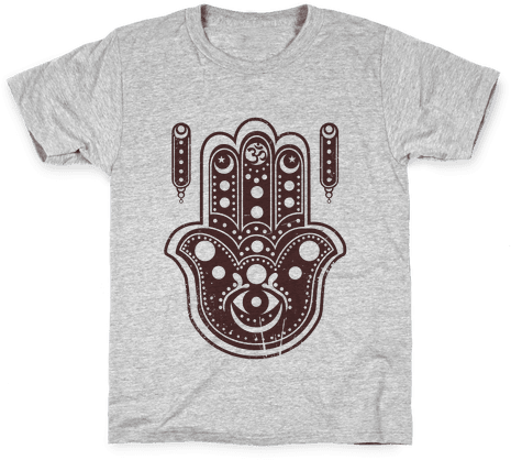 Namaste Hamsa Hand Kids T-shirt - Love Garlic Bread White Print T-shirt: Funny T-shirt (484x484), Png Download