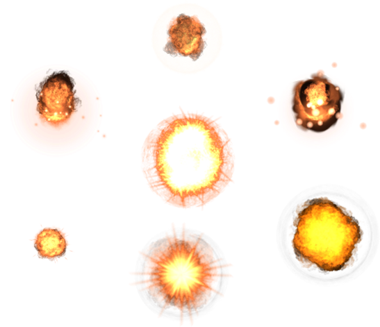 Game Explosions Vol - Sci Fi Effects Png (600x500), Png Download