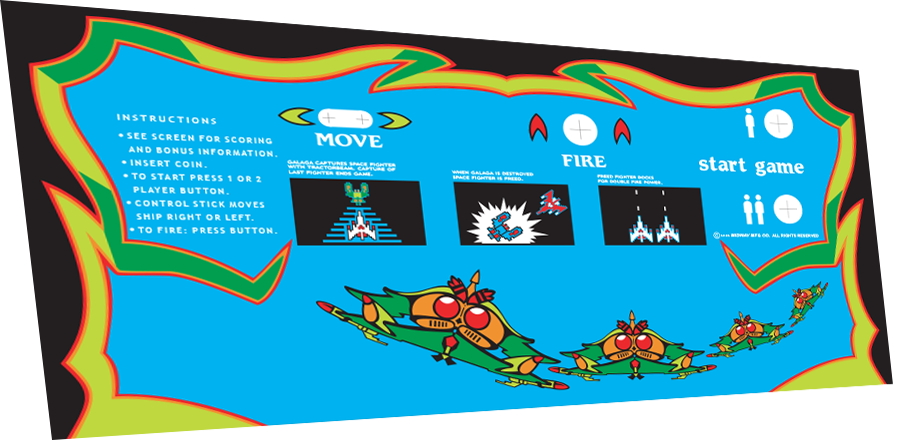 Galaga-cpo - Galaga (899x440), Png Download